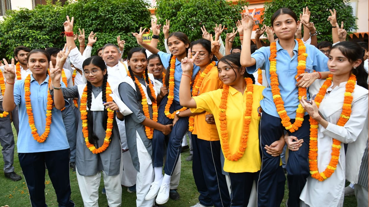 UP Board Result: Two students topped in high school and four in intermediate in Prayagraj.