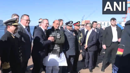 defence minister rajnath singh submarine plant visit navy modern technology in germany