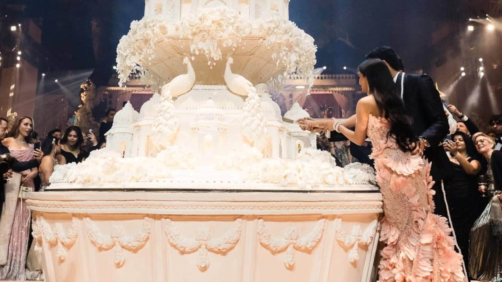 French Chef Bastien Blanc Tailleur Designs Rs 22 lakh royal udaipur wedding cake for billionaire wedding