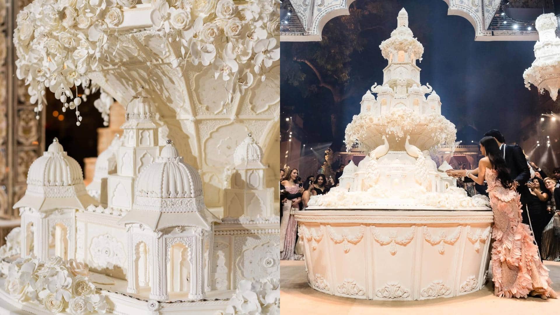 French Chef Bastien Blanc Tailleur Designs Rs 22 lakh royal udaipur wedding cake for billionaire wedding