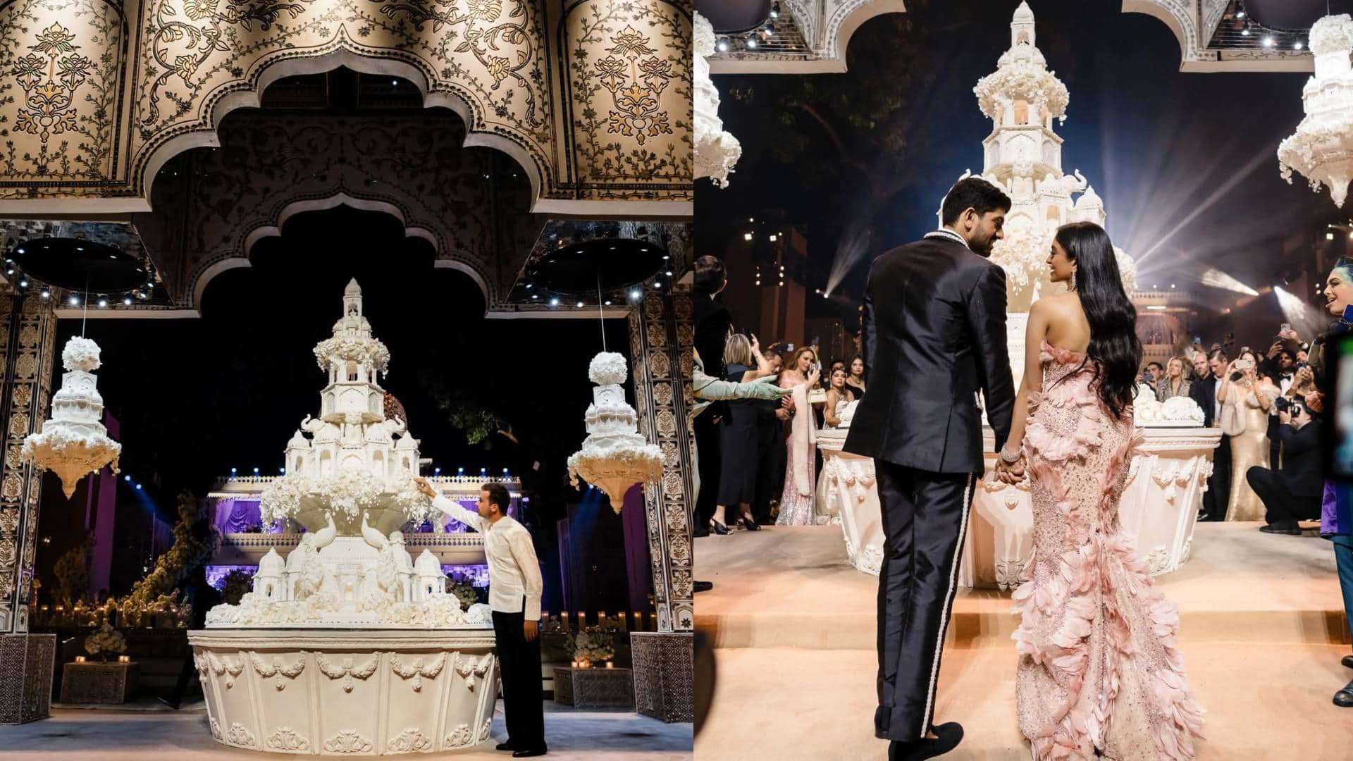 French Chef Bastien Blanc Tailleur Designs Rs 22 lakh royal udaipur wedding cake for billionaire wedding