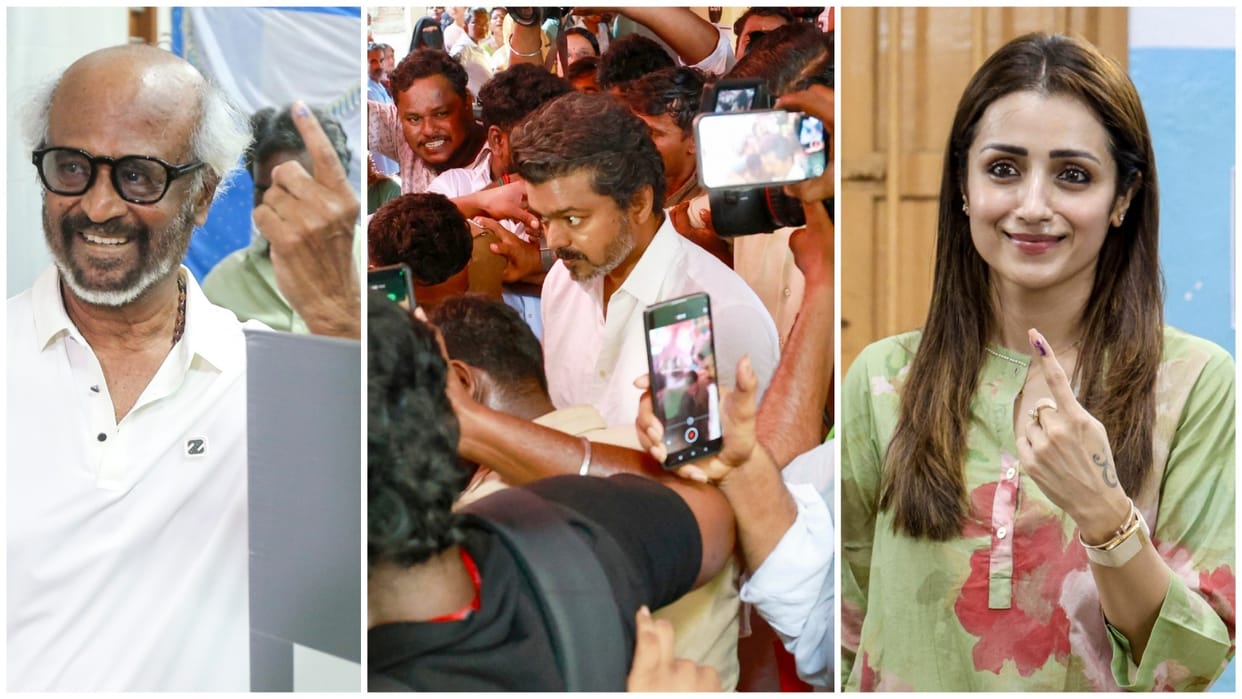 Tamil Nadu Assembly Elections Rajinikanth To Thalapathy Vijay And Other South Celebs Cast Theirs Vote