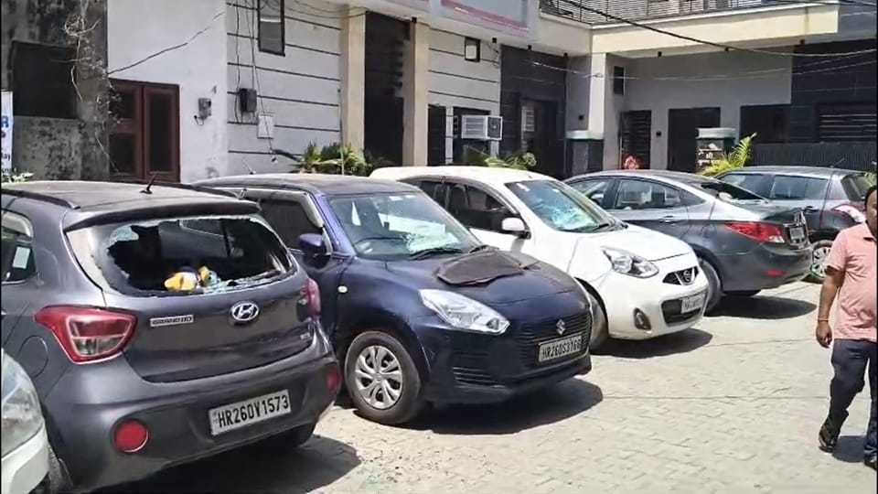 Young boy broke  windows of eight cars