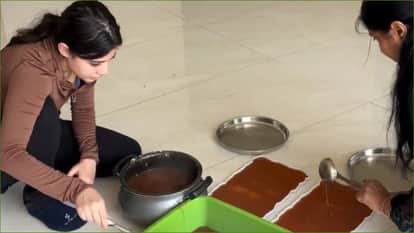 Uorfi Javed prepared a new Dress With Banana peels shares video netizens Praising Her Creativity