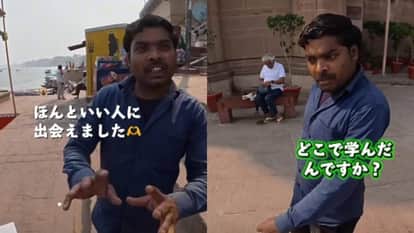 Varanasi Tour Guide Fluent Japanese Viral Video MR Deep tourist guide in varanasi