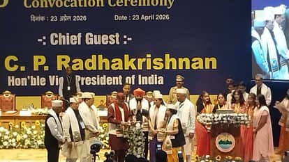 Vice President CP Radhakrishnan is in Rishikesh today Tight security arrangements