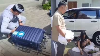 Viral Video bali hotel theft indian tourists resort news in hindi