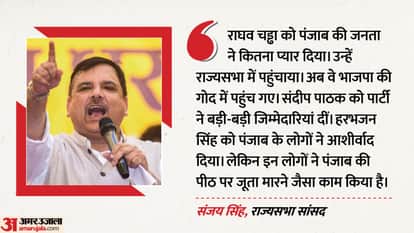 AAP reaction after raghav chaddha resign from party