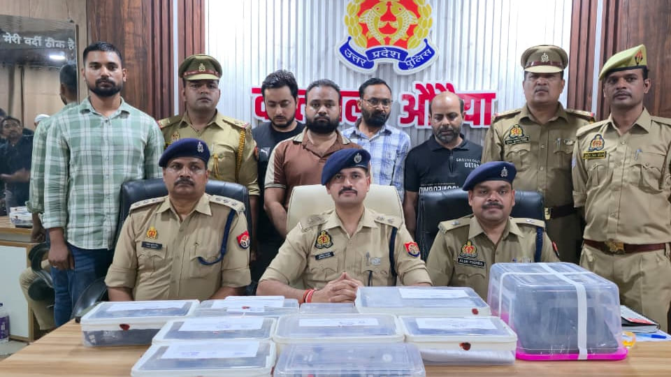 Auraiya: Four Cunning Individuals Arrested for Evading Taxes Worth ₹8.62 Crore Through Bogus Firms