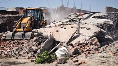Crackdown on Drug Proceeds: Illegal Structures Demolished in Indra Nagar, Miran Sahib