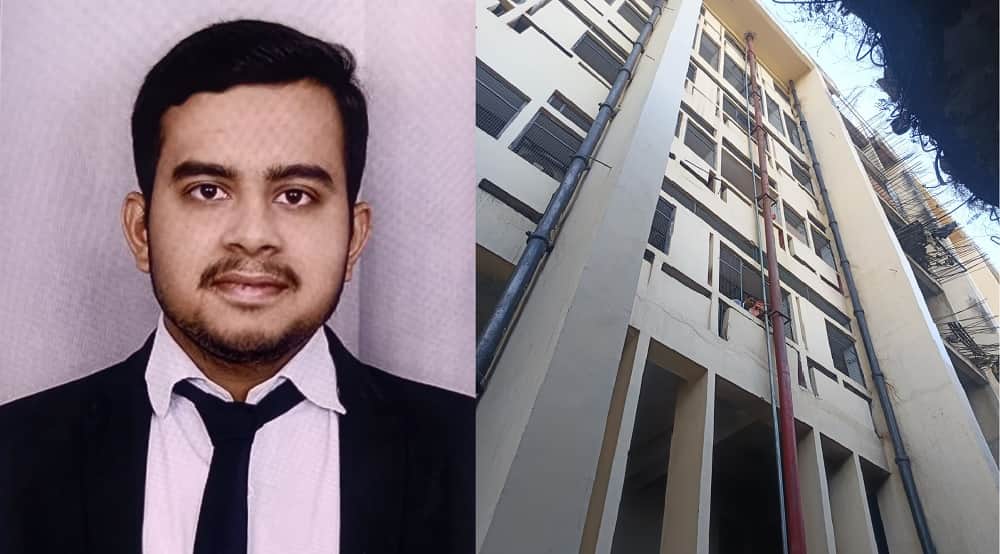 प्रशिक्षु अधिवक्ता प्रियांशु श्रीवास्तव और इसी बिल्डिंग से कूदकर दी जान