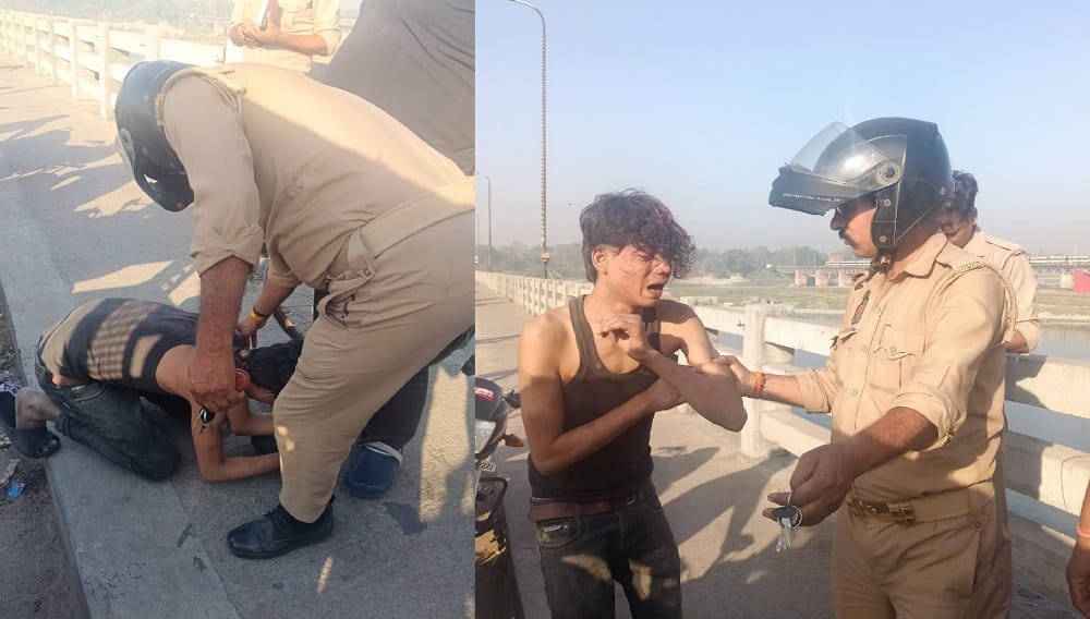 Kanpur Sir I am tormented by my wife please let me die Youth attempting to jump into Ganga