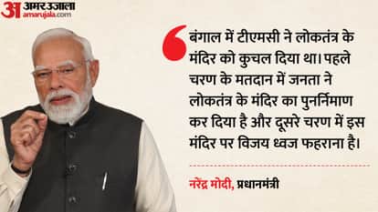 pm modi rally in west bengal dum dum said vote for freedom from fear corruption syndicate