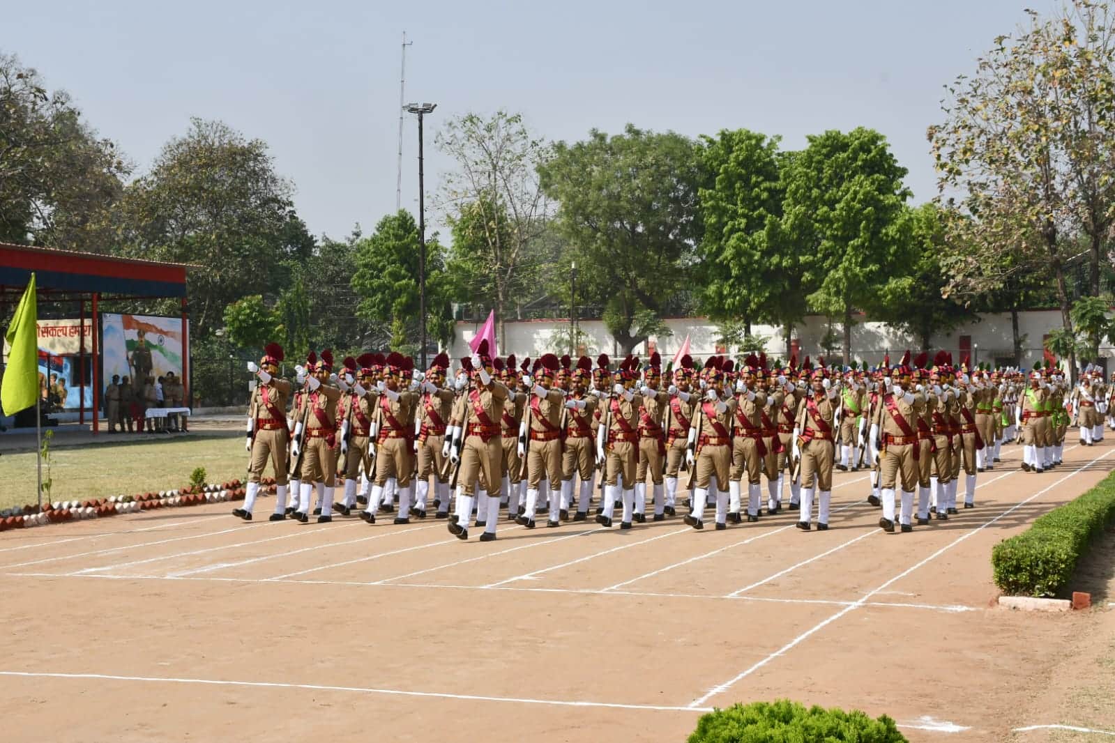 SSP Inspects Full Dress Rehearsal of Trainee Constables Passing Out Parade in Muzaffarnagar