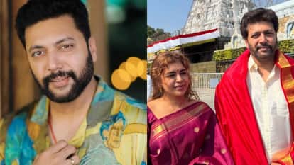 Actor Ravi Mohan visited Tirupati with Kenishaa during the Tamil Nadu Assembly elections