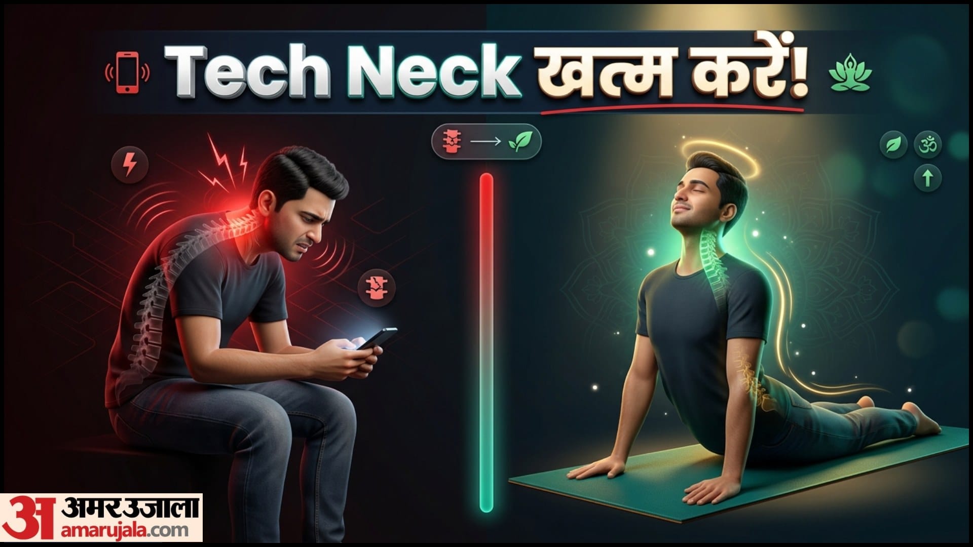 Photo inspiration: Picture Idea: Neck Pain Relief Yoga म ब इल ल पट प