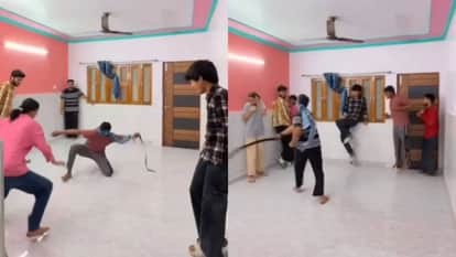 weird game Viral Video Children played weird game with belts
