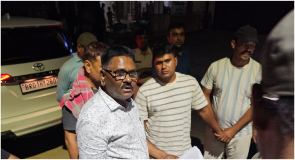 Nalanda news Bribe-taking police officer caught during surveillance in Nalanda