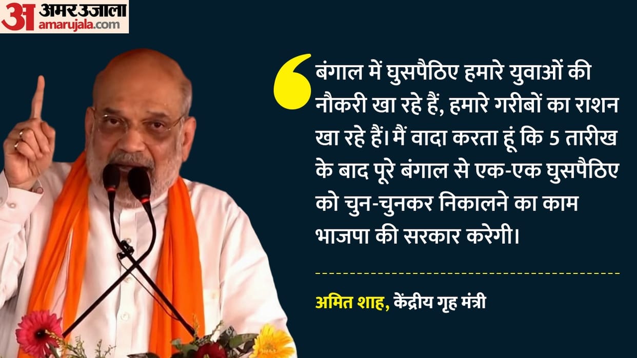 BJP will win 110 seats in first phase of polling itself; Mamata will be out of power: Amit Shah