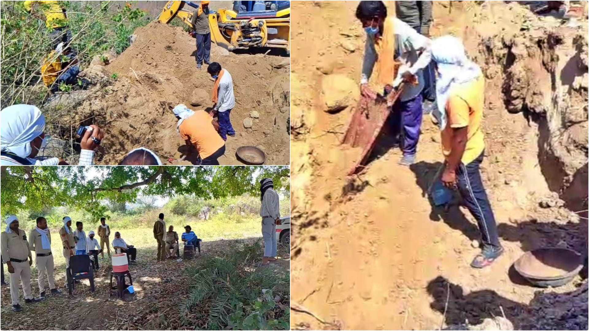 Chhatarpur Suspicious Death Body Exhumed After 34 Days Postmortem Begins After Appeal to SP DGP