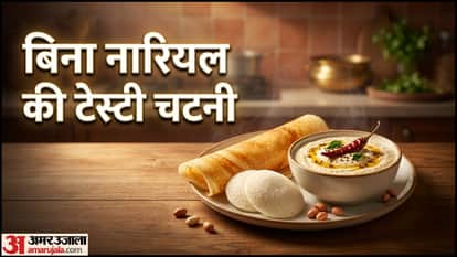 South Indian Instant Chutney For Dosa Idli Without Coconut Bina Nariyal Chutney Recipe