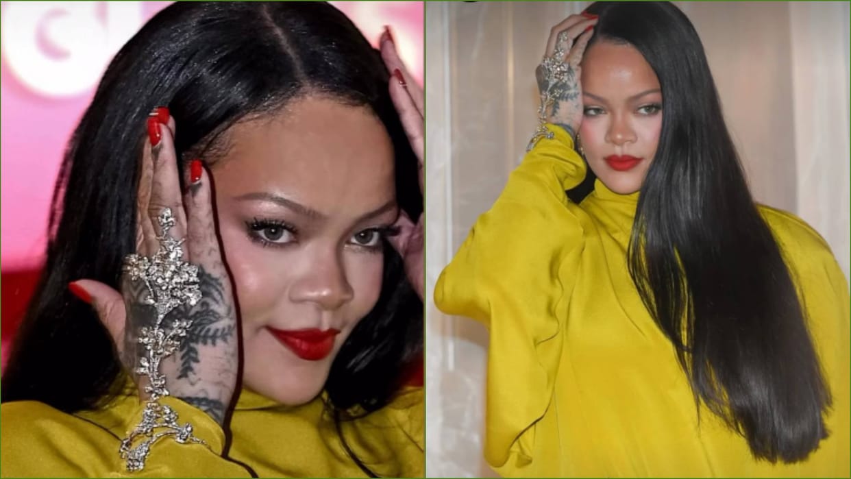 global star Rihanna made appearance at event wearing Manish Malhotra haathphool adds Indian touch In Her Look