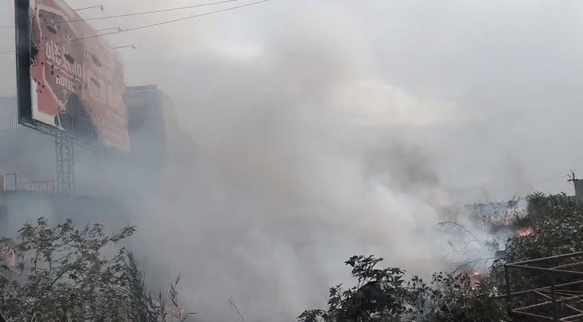 Panic at Hotel as Fire Breaks Out Diners Flee for Safety
