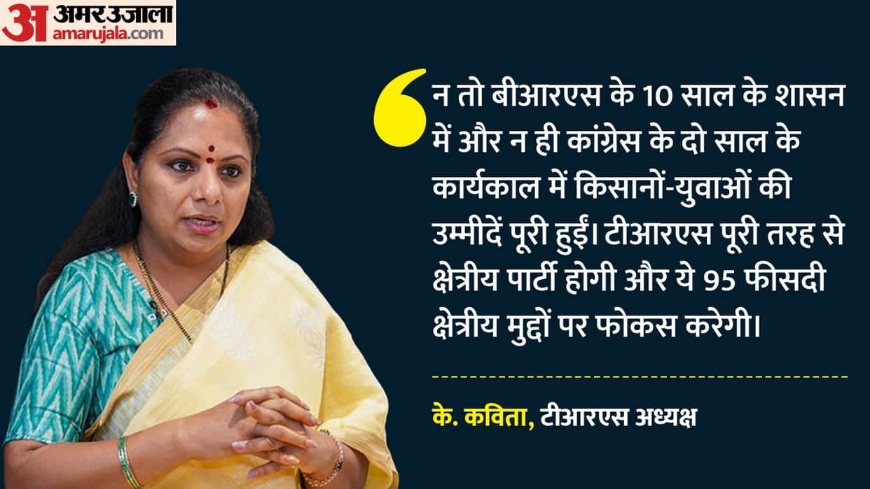 Telangana k kavitha launches her own party trs after suspend from brs