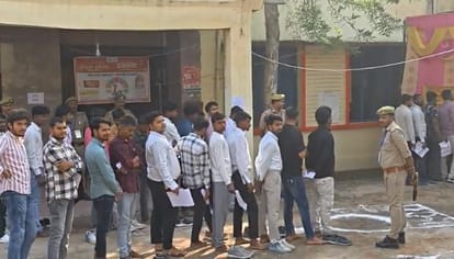 Kanpur Home Guard Exam Queues Form at Centers Since Morning Entry Granted After Strict Screening