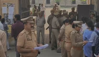 Kanpur Home Guard Exam Queues Form at Centers Since Morning Entry Granted After Strict Screening