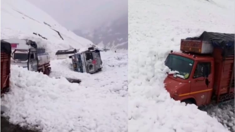 लद्दाख में हिमस्खलन: जोजिला के पास शैतान नाले में कई वाहन दबे, राहत-बचाव कार्य जारी