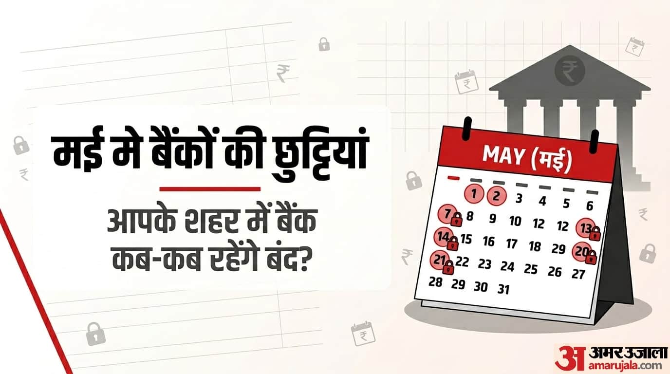 May 2026 Bank Holiday List: Banks will remain closed for 12 days in May mein kab kab bankd band rahenge