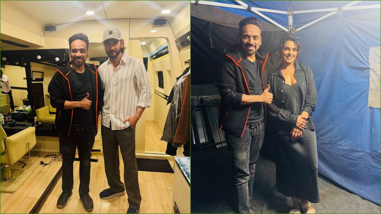 Priyanka Chopra and Mahesh Babu wrap dance sequence for SS Rajamouli upcoming film Varanasi BTS from set Viral