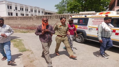accused committed suicide in Chandpa police station Hathras