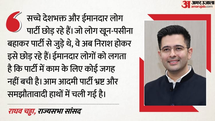 राघव चड्ढा का AAP पर हमला: दिल्ली में आम आदमी पार्टी के हार की असल वजह बताई, केजरीवाल को दे डाली ये सलाह