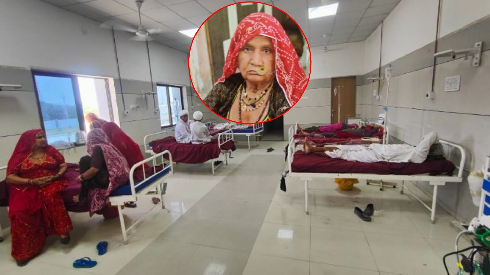 रास्ते के विवाद में बुजुर्ग महिला की मौत, आठ घायल