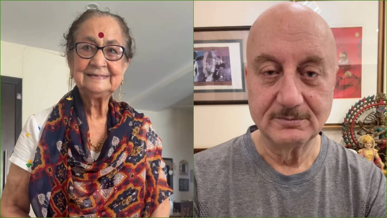 Fans send gifts for Anupam Kher mother Dulari actor shares video with Emotional Note