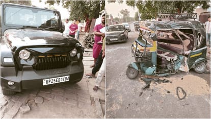 Drunk Doctor Over Speeds Thar Crashes The Tempo in Bareilly