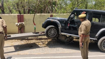 Jhansi: Former assistant registrar of BU was crushed to death by a Thar inside the campus