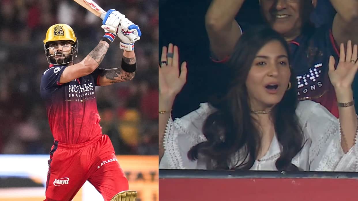 This Is Why We Pay Internet Bill Anushka Sharma Reaction On VIrat Kohli Six During Ipl Match Breaks Internet