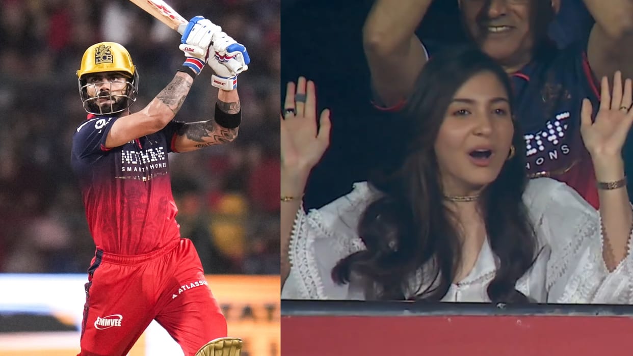 This Is Why We Pay Internet Bill Anushka Sharma Reaction On VIrat Kohli Six During Ipl Match Breaks Internet