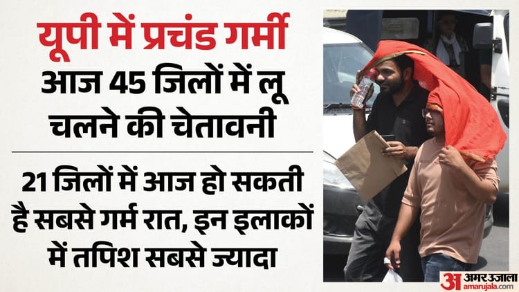 UP: प्रदेश में भीषण गर्मी, शुक्रवार को इस जिले में पारे ने बनाया रिकॉर्ड; इन इलाकों में गर्म दिन-रात का अलर्ट