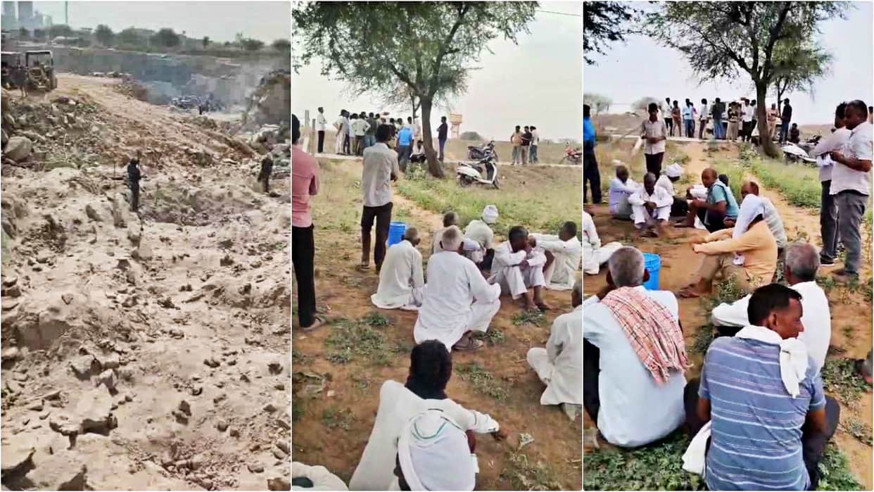 Kotputli News: Villagers' Sit-in Protest Continues for the 258th Day in Ajitpura Kalan-Kujota; Uproar Over Bla