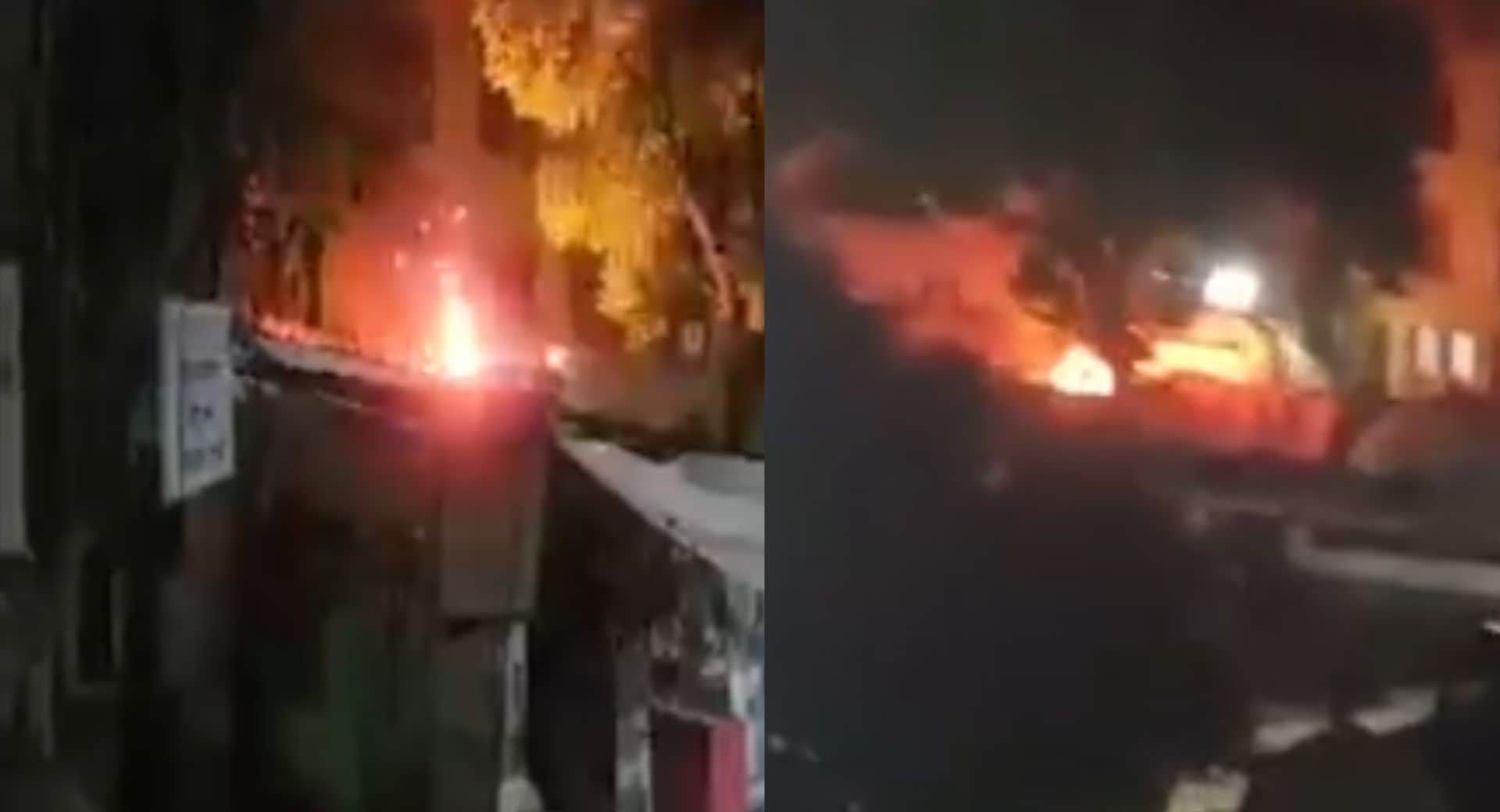 अजमेर शरीफ दरगाह के गेट नंबर 4 पर शनिवार रात अचानक आग भड़क गई