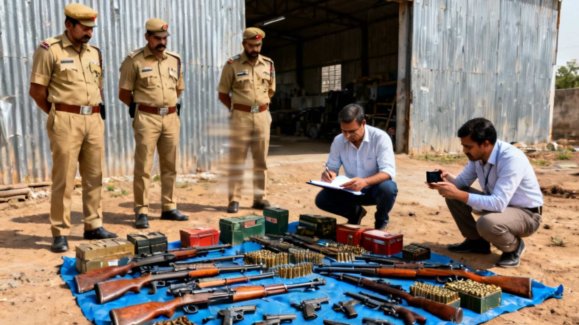 फलोदी पुलिस ने अवैध हथियार फैक्टरी का किया भंडाफोड़ (सांकेतिक तस्वीर)