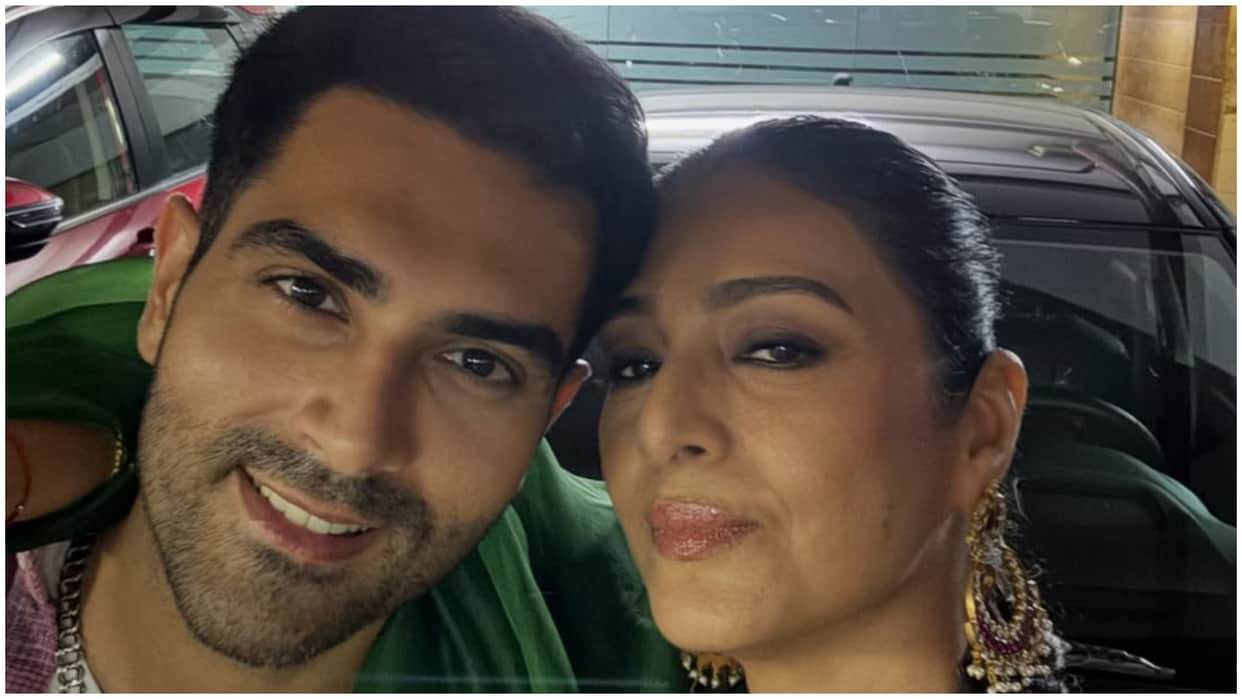vindu dara singh son Fateh Randhawa shares photos with tabu she react