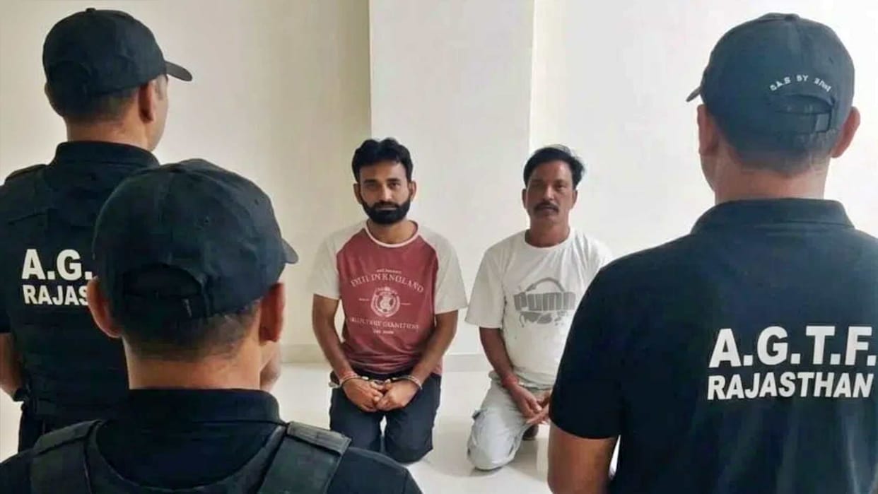 Two hardcore criminals linked to organized crime, having links with Rohit Godara and Virendra Charan, arrested