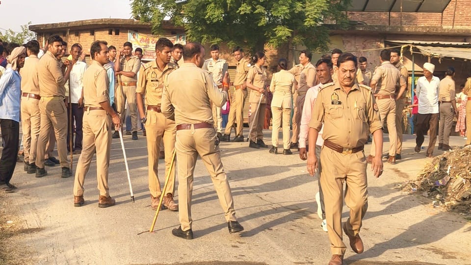 Moradabad: Ambedkar Statue Erected Without Permission in Kanth; Massive Uproar in Village