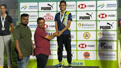 Datia: Radha won the gold medal in the National Junior Athletics Competition