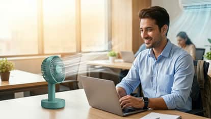 best portable mini desk fan under 1000 for Office summer cooling